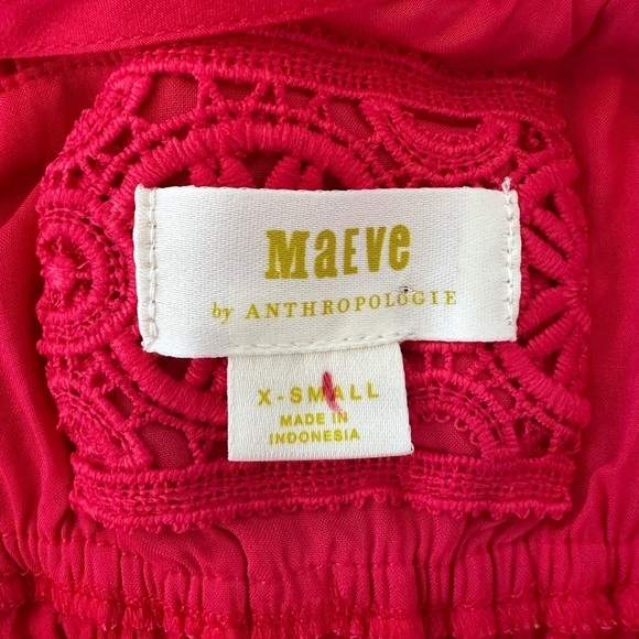 Anthropologie Maeve Aleda Satin Ruffle Maxi Dress - Picture 14 of 16